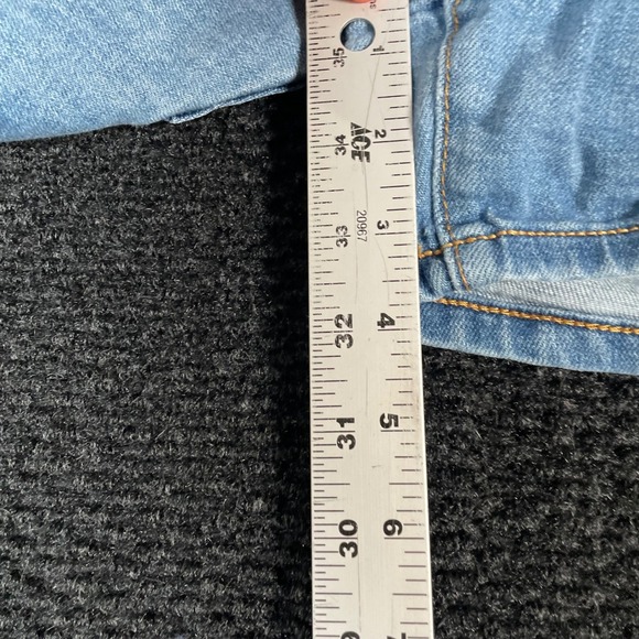 Anthropologie Pilcro And The Letterpress Blue Denim Jean Shorts Women 29‎ Petite - Picture 6 of 7